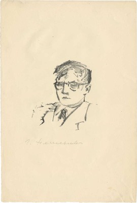 Неменова Герта Михайловна. Портрет Д.Д. Шостаковича